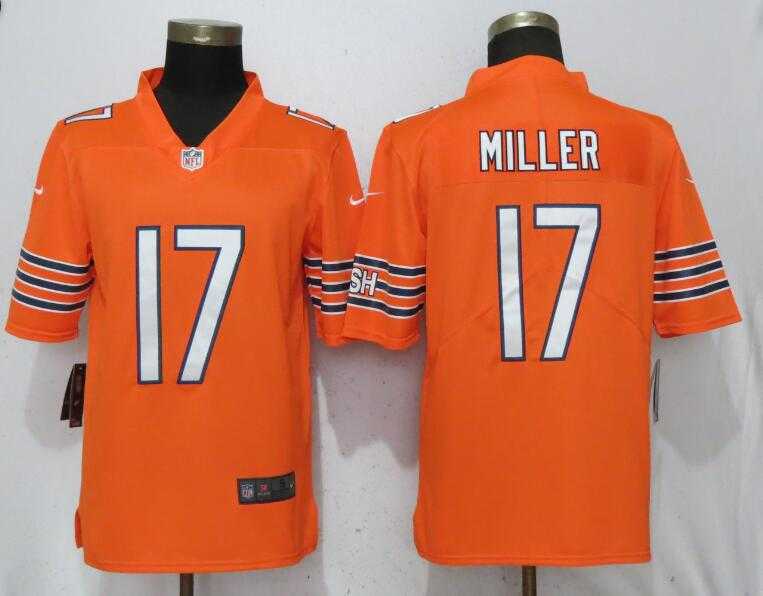 Nike Bears 17 Anthony Miller Orange Vapor Untouchable Limited Jersey,We sell and wholesale Nike Bears 17 Anthony Miller Orange Vapor Untouchable Limited Jersey on line form chian!